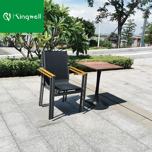 Tessuto in alluminio <span class=keywords><strong>con</strong></span> struttura in legno di Teak set di braccioli <span class=keywords><strong>con</strong></span> <span class=keywords><strong>sedie</strong></span> e tavolo <span class=keywords><strong>da</strong></span> <span class=keywords><strong>esterno</strong></span> set di mobili <span class=keywords><strong>da</strong></span> giardino tavolo <span class=keywords><strong>da</strong></span> bistrot e <span class=keywords><strong>2</strong></span> <span class=keywords><strong>sedie</strong></span> - Product Image 6