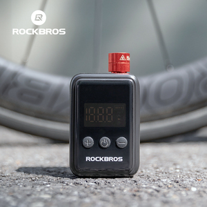 ROCKBROS-<span class=keywords><strong>Compresseur</strong></span> de Gonflage Automatique Sans Fil Portable <span class=keywords><strong>pour</strong></span> Extérieur, avec Valve Presta, Petite Taille - Product Image 1