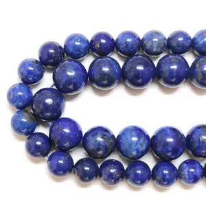 2024 wholesale jewelry Manufacture Natural Lapis Lazuli beads gemstone
