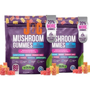 Extracto de hongo vegano orgánico Leones Reishi Maitake Suplementos Gomitas para Focus Energy Mushroom Gummies Candy Etiqueta privada - Product Image 1
