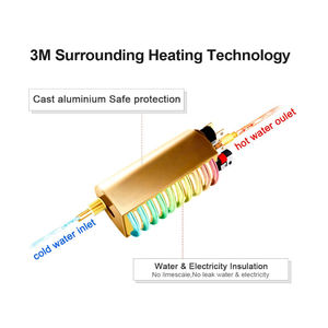 <span class=keywords><strong>Scaldabagno</strong></span> elettrico senza serbatoio, su richiesta istantaneo infinito <span class=keywords><strong>scaldabagno</strong></span> con Display a LED di temperatura risparmio di spazio - Product Image 6