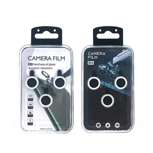 Protector de Lente de Cámara con Diseño de Diamantes Brillantes para <span class=keywords><strong>iPhone</strong></span> 15 Pro Max 14 13 Pro Max, Anillo Metálico, Cubierta Protectora de Vidrio - Product Image 6