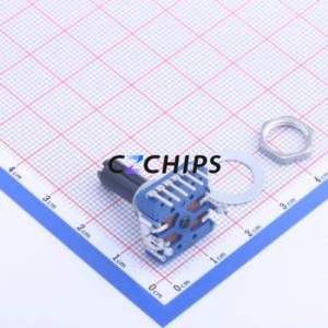 ตัวต้านทานแบบปรับได้/โพเทนชิออมิเตอร์ผ่านรู (THT) RK14K1240D21 10kOhm 20% 50V 50mW - Product Image 2