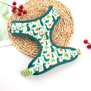 Kain Neoprene lembut jaring anjing langkah dalam rompi pola desainer <span class=keywords><strong>Harness</strong></span> anjing dan Set tali untuk Chihuahua, <span class=keywords><strong>Yorkie</strong></span>, berjalan di luar ruangan - Product Image 5