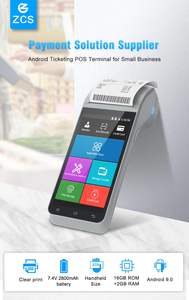 Prezzo a buon mercato portatile 4G Android Pos ZCS Z91 Ticketing sistema POS con stampante per la gestione del parcheggio <span class=keywords><strong>Mobile</strong></span> - Product Image 5