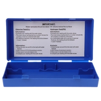 Kit de Prueba de pH y Cloro de Alta Calidad para Piscinas, Equipo para Piscinas, Caja de Prueba de pH/Cloro Residual para Limpieza de Piscinas