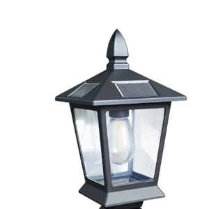 Poste solaire à <span class=keywords><strong>led</strong></span>, pilier carré, luminaire décoratif de paysage, pour porte de jardin, clôture, Patio - Product Image 5