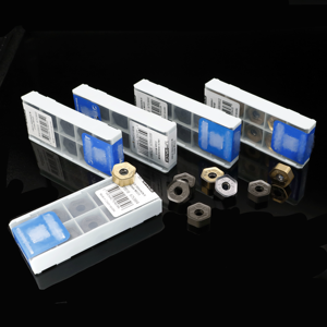 เม็ดมีดกัดแบบเปลี่ยนได้ประสิทธิภาพสูงสำหรับ HNGX0906ANSN-M OEM ขอบตัดเคลือบ PVD สำหรับงานกัดหยาบเหล็ก/เหล็กกล้า - Product Image 1
