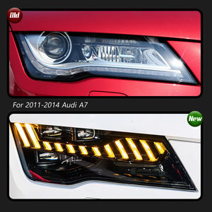 Luces LED de Circulación Diurna con Lente de Señal de Giro Luminosa para Conjunto de Faros de Audi A7 2011-2014, Compatibles con el Nuevo Estilo RS7 - Product Image 4