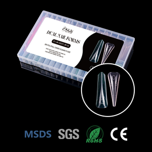 Produttore di Forme per Unghie Personalizzate con Logo, 15 Misure, Forme per Unghie Francesi e Russe in Plastica, 305 Pezzi, Forme per Unghie Doppie di Alta Qualità - Product Image 1