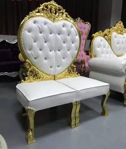 Royal Throne Sofa Pernikahan Pengantin Pria Kursi Raja Throne untuk Pesta