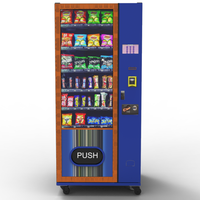 Distributeur automatique de boissons réfrigérées Zhongda, vente chaude, distributeur automatique de nourriture avec fonction SDK