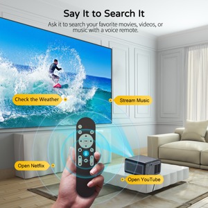 Máy chiếu thông minh văn phòng XNANO HS110 độ sáng cao FHD 1080P WIFI6 Android12 màn hình lớn di động chống bụi 4K - Product Image 3