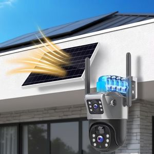 6 मेगापिक्सल का डुअल-लेंस वाईफाई सुरक्षा कैमरा के साथ अल स्मार्ट फुल-कलर नाइट विजन सुरक्षा कैमरा - Product Image 1