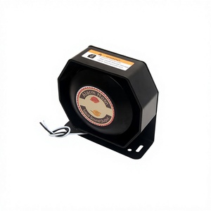 แตรเตือนภัย 200W 12V 8 โอห์ม รูปทรงแปดเหลี่ยม ความถี่สูง สัญญาณเตือนภัยรถยนต์ ใช้ได้กับรถยนต์ทั่วไป สีดำ - Product Image 2