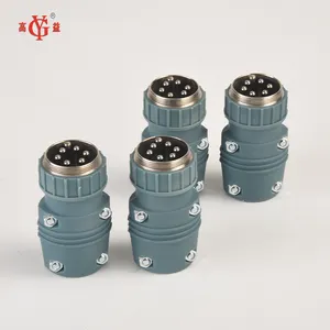 European wire feeder connection 6 Pins Male female Connector for MIG welding Wire feeder