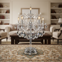 Lampe de table K9 en cristal éclairage moderne hôtel de luxe décoration de mariage lampe verticale moderne Maria Theresa Villa lampe