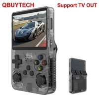 Console de jeu vidéo portable rétro R36hd Open Source H.OS-V1.2 avec sortie TV, écran 3,5 pouces, batterie 3000 mAh, VS R36s