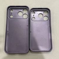 Coques de téléphone vierges pour sublimation 2D, en caoutchouc noir TPU PC, coques de téléphone personnalisées pour sublimation pour iPhone 13/14/15/16/17 Pro Max