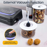 Machine de mise sous vide miniature de table portable, plastique durable, économiseur de nourriture électrique, conservation intelligente pour la maison