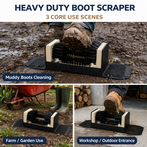 Extra Wide Outdoor <strong>Boot</strong> Scraper Heavy Duty Shoe <strong>Cleaner</strong> for Wholesale Buyers - Product Image 2