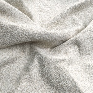 Tela de Tapicería en Stock, Tela de Chenilla Texturizada con Bouclé Beige para Proyectos de Muebles de Hotel - Product Image 5