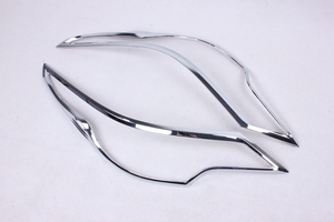 Accesorios para Carrocería WZXD, 21 Piezas Cromadas de ABS, Cubiertas para Manijas, Lámparas y Espejos, Kit de Cubiertas Cromadas para Fortuner - Product Image 3