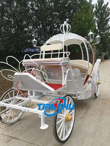 Venta de fábrica, carruaje de boda real eléctrico, carruaje de caballos de calabaza, nueva energía, Buggy de cenicienta en alquiler - Product Image 6