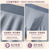 Sous-vêtements pour hommes, caleçons respirants à ions négatifs 5A, taille mi-haute, en nylon et élasthanne extensible, 2 couleurs