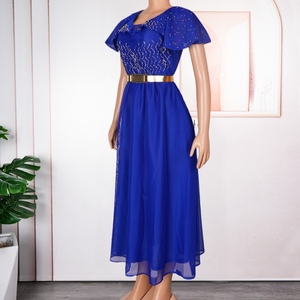 Abiti da donna <span class=keywords><strong>con</strong></span> scollo a V, sexy, <span class=keywords><strong>con</strong></span> <span class=keywords><strong>perline</strong></span> africane, a vita alta, <span class=keywords><strong>con</strong></span> cintura, Sehe Fashion - Product Image 5