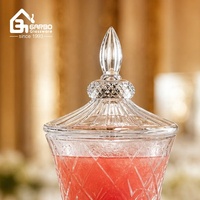 Distributeur de boissons en verre de 4000 ml pour fêtes et usage domestique, idéal pour jus, de fournisseur chinois, à prix compétitif