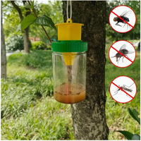 Wegwerp plastic hangende milieuvriendelijke niet-toxische draagbare insectenvangtool lokmiddel aantrekkingsmiddel fruitvliegval apparaat