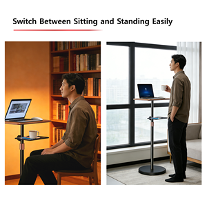 Plataforma de Metal Ajustable en Altura para <span class=keywords><strong>Atril</strong></span>, Soporte para Laptop, Mesa para Ceremonias de Boda, Organizador Vertical que Ahorra Espacio - Product Image 4