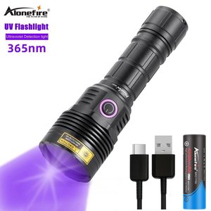 Linterna UV Alonefire SV47 de 365nm, <span class=keywords><strong>para</strong></span> Detectar Escorpiones, Minerales, Fugas de Dinero, Tiña en Perros y Gatos, Iluminación de Largo Alcance, Detección de Boyas de <span class=keywords><strong>Pesca</strong></span> - Product Image 1