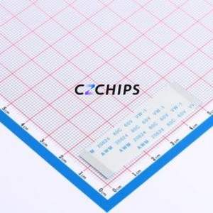 HX FFC-0.5-28P-50mm FFC Cable (Flexible Flat Cable) P=0.5mm Connector 28P 0.5mm 0.3mm Non-Inverting - Product Image 1