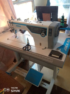 New China JACK A5E Multi-purpose Flat Lock Computer Seamer Bed Single Needle <b>Heavy</b> <b>Duty</b> Lookstitch Automatic 750W Industrial - Product Image 2