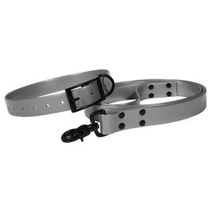 Venta al por mayor Durable pesada impermeable personalizado PVC recubierto de Nylon correas Collar de perro Correa con 20ft 30ft 50ft - Product Image 4