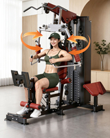 Appareil de musculation multifonctionnel à station unique pour la maison, machine à câble pour entraînement complet du corps, machine à pulldown dorsal, équipement de gym à domicile