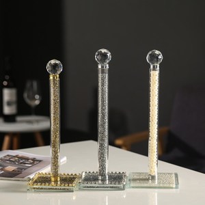 Estante de <span class=keywords><strong>almacenamiento</strong></span> de vidrio translúcido, soporte de rollo de pañuelos decorativo para hogar, Hotel <span class=keywords><strong>y</strong></span> restaurante - Product Image 1