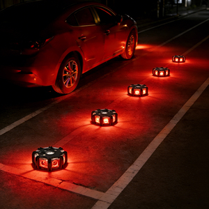 Paquete de Luces de Advertencia LED Recargables Resistentes, IP67, 7 Modos de Destello, Juego de Balizas de Emergencia Magnéticas, para Rescate, Seguridad Vial y Jardín - Product Image 5