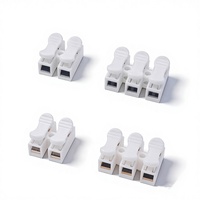 Connecteur de câblage CH2/CH3, bornier à 2/3 positions, connecteur rapide à pression, en acier au manganèse et cuivre pour LED