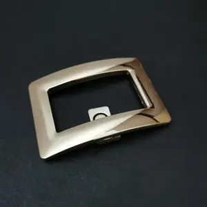 Custom logo rose gold buckle belt accessories