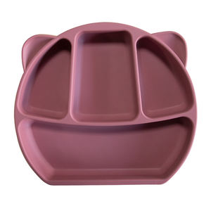 Hxjwx — assiette à dîner en Silicone pour bébés, vente en gros, ventouse, fourchette, cuillère ensemble d'alimentation - Product Image 6