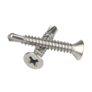 Fabrication de <span class=keywords><strong>fixations</strong></span> en chine, vis à tête plate en acier inoxydable, auto-perçante, vis de queue de forage - Product Image 2