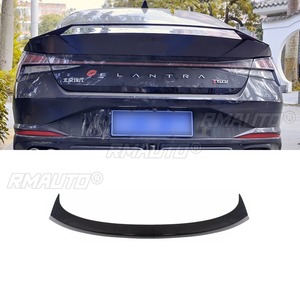 Aileron de coffre arrière et aileron de toit pour Hyundai Elantra 2021-2023 7ème génération - Kit carrosserie et accessoires automobiles - Product Image 4