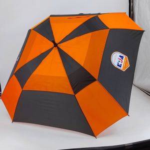 Parapluie carré promotionnel de 30 pouces en fibre de verre coupe-vent pour club de golf - Product Image 2