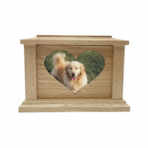 Urne commémorative de style américain moderne pour animaux de compagnie souvenir de cendres de chat et de chien de haute qualité avec cadre photo de qualité fournitures funéraires - Product Image 1