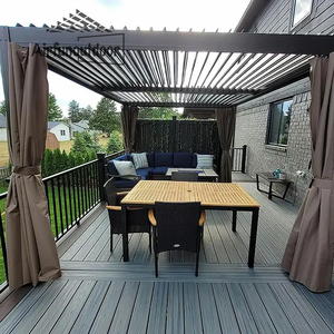 Arche de jardin en aluminium Arche de fleurs en métal avec cadre en acier pour décoration de scène de mariage et pont de pergolas Arbours inclus - Product Image 5