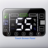 Fabricant 1500ML Absorbant l'humidité Sèche Machine Sous-sol pour La Maison Placard Air LED UV Lumière Télécommande Mini Déshumidificateur
