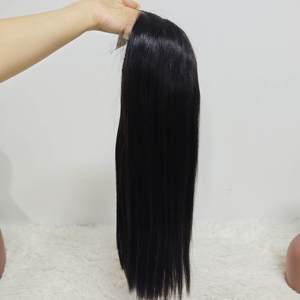 Promotion Letsfly : Perruque de cheveux humains vietnamiens 100% naturels, lisses, grade 11A, double densité, 20 pouces, avec dentelle transparente 2x6 et 5x5, prix 98 $ – Direct Usine - Product Image 4